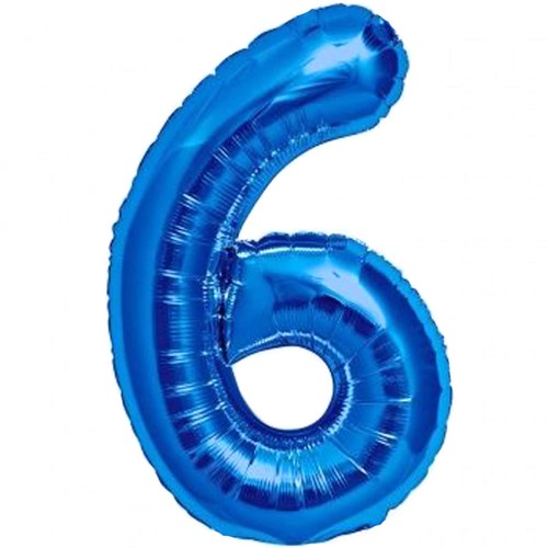 Ballon anniversaire numero 6 - ballon,