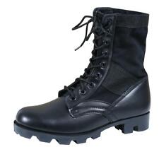  Rothco 5081 Black Leather Military G.I. Style 8" Jungle Boots, Mens Sizes 8-12