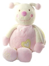 Doudou peluche abeille