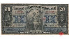 1925 Banque Canadienne Nationale 20$ 379795 - F/VF - 85-10-06