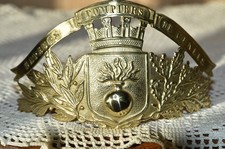 PLAQUE CASQUE SAPEUR - POMPIER