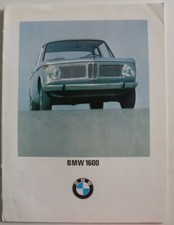 Brochure BMW 1600 de 1968