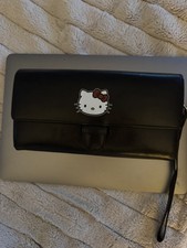 Victoria Couture Hello Kitty Black Leather Organizer Wallet Portefeuille