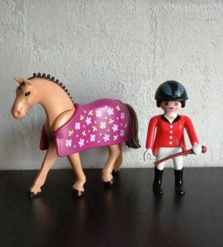 Jockey playmobil cheval - playmobil,