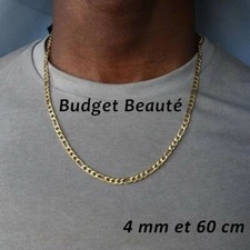 Collier figaro chaîne acier