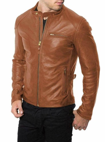 Veste cuir pour homme - pour, en