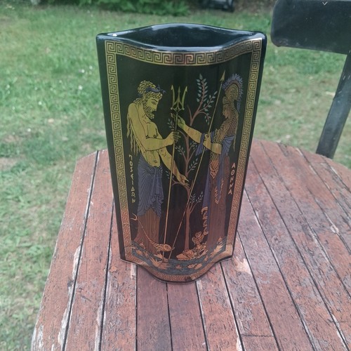 Vase grec émaillée - vase,
