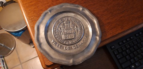 Ancienne assiette décorative - ancienne,