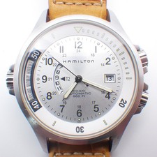 *EXC+++* Hamilton Khaki Navy GMT H776250 Vintage Automatic Watch SWISS MADE G75