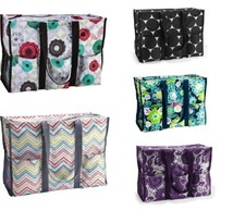 Thirty One Super Organizing Zip Top Utility Beach tote bag 31 gift More prints