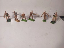 LOT 6 FOREIGN LEGION SOLDIER IN COMBAT 4 PLASTIC COFALU 2 TO IDENTIFY