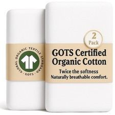 – Drap Housse Cododo 50x83 | Coton Bio CERTIFIÉ GOTS | Drap Housse 50x90 / 50...