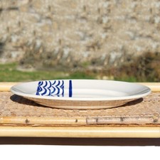 Antique presentation plate / dish 26 cm Badonviller model Orival