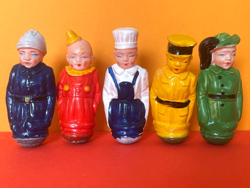 Jouets anciens 5 - -, culbutos
