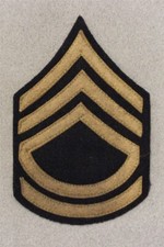 Army Chevron 1908: Technical Sergeant, single - 1920/30's