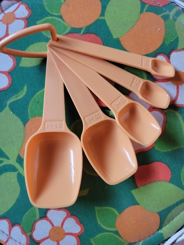 Lot cuillères orange - 5,