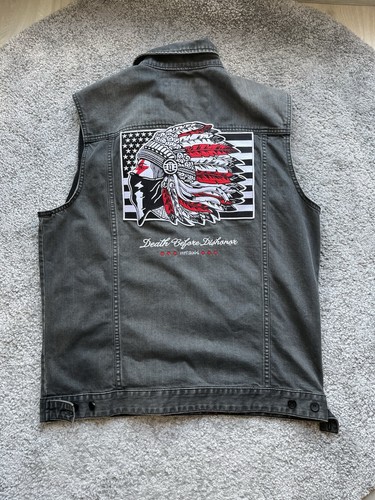Veste jean sans manche - en,