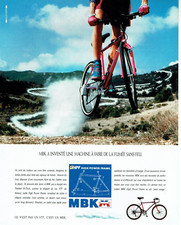 1991 Advertising 1122 MBK MOUNTAIN BIKE TRACKER HI-TECH HIGH POWER FRA