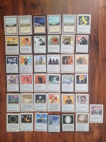 Lot cartes blanches magic - cartes,
