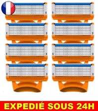 ✅ 4 Lames de Rasoir Compatible Gamme Gillette Fusion 5 + ProGlide Cartouches