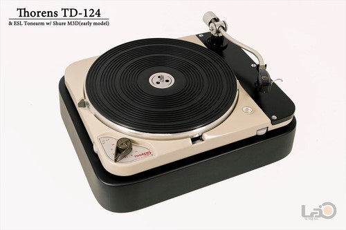 Thorens 124 platine socle - platine,