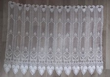 Petit rideau filet blanc brise brise vue 65 x 90 cm