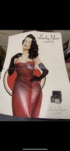Affiche lucky strike 1995 - lucky,