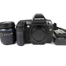 Olympus E-3 10.1MP Digital Camera Black Body 7274 Shots w/ 40-150mm [Near Mint]