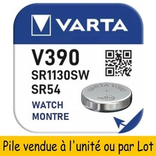 Pile bouton spéciale pour montre V390 SR54 SR1130SW Oxyde d'Argent 1,55V 80 mAh