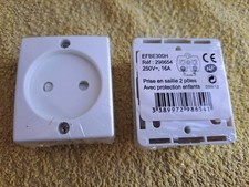 Lot 10 prise de courant murale