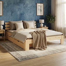 Lit en bois 120x200 cm avec