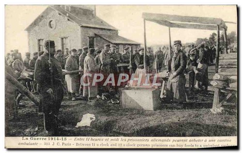 Prisonniers allemands une - prisonniers,