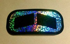 Vestal Montre Noir Et Métallique Holographique Skateboard Vélo Board L Sticker