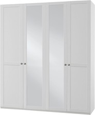 Armoire New York Taille Choisissable Armoire De Chambre Blanche Miroir