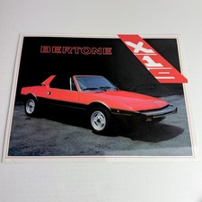 BERTONE FIAT X1/9 / 8p poster