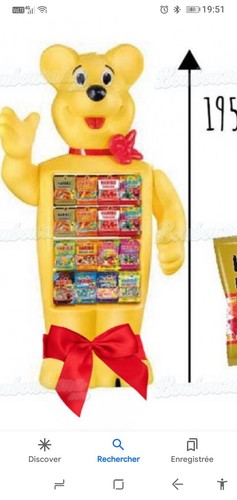 Ours présentoir haribo neuf - présentoir,