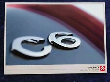 Citroen C6 Brochure 2005