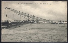 Old postcard Hyères, Salins, Salt Harvest, Lifting Scale, Salzbergwerk 