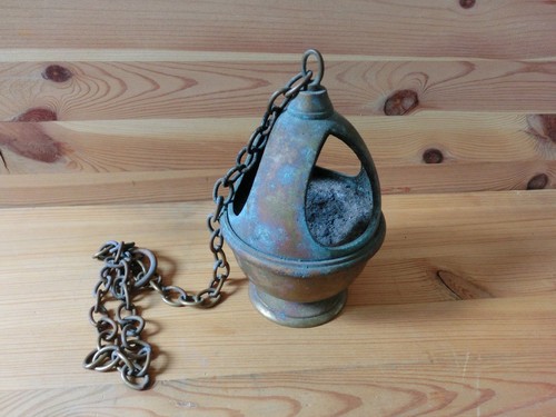 Antique encensoir bronze ou - encensoir, en