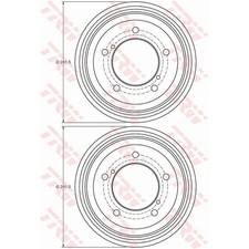 2X TRW Tambours De Frein