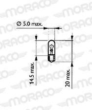 Lampe Philips - Wedge Base T5