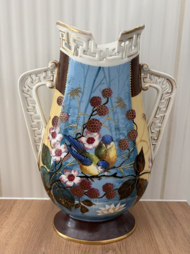 Vase amphore japonisante - amphore,