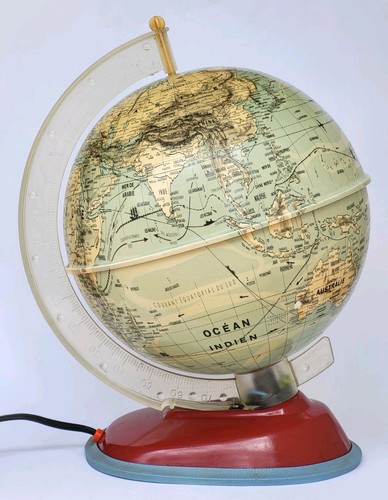 Superbe ancien globe terrestre - superbe,