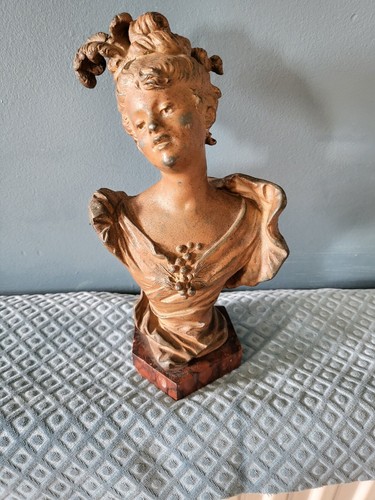 Sculpture buste jeune - sculpture,