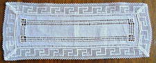Napperon lin brodé - napperon,