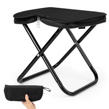 Tabouret Pliant Portable, Chaise Pliante Camping Plage Exterieur Portable, Ta...