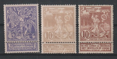 Belgium 1896 cob 3 - -,