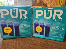 2-Pack PUR PLUS 3-in-1 Water Pitcher Replacement Filter 3 Pack (CRF-950Z) Sealed