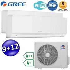 Climatiseur inverter Cosmo dual split Wi-Fi 9000 + 12000 BTU (U.E.14) Gree R32 c