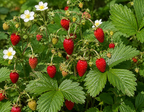 Fragaria vesca ali baba - vesca, baba',